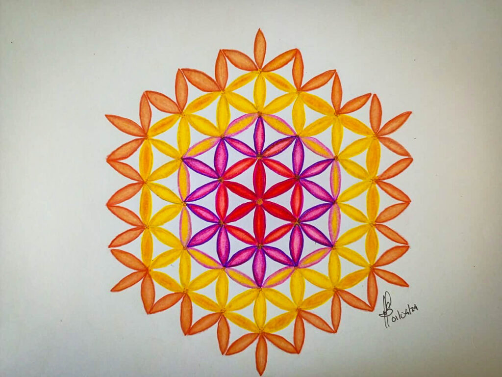 Mándalas terapéuticos: un refugio creativo para la mente 2 Terapia Artistica, Foto propia de Mandala